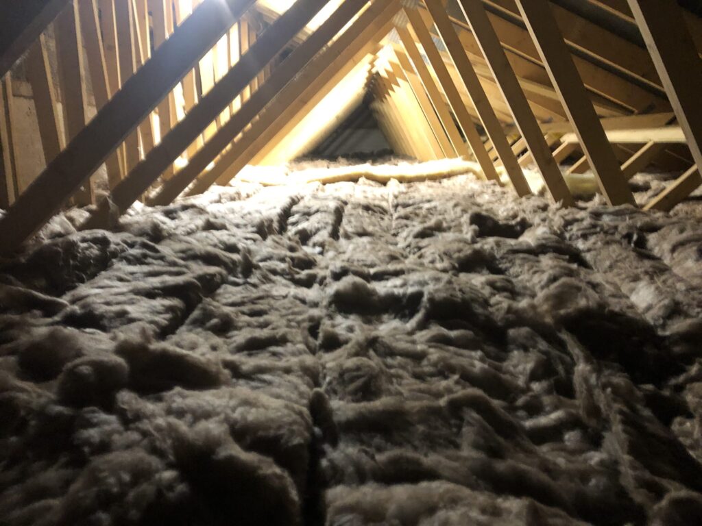 Loft insulation installed by TG Loft Boarding