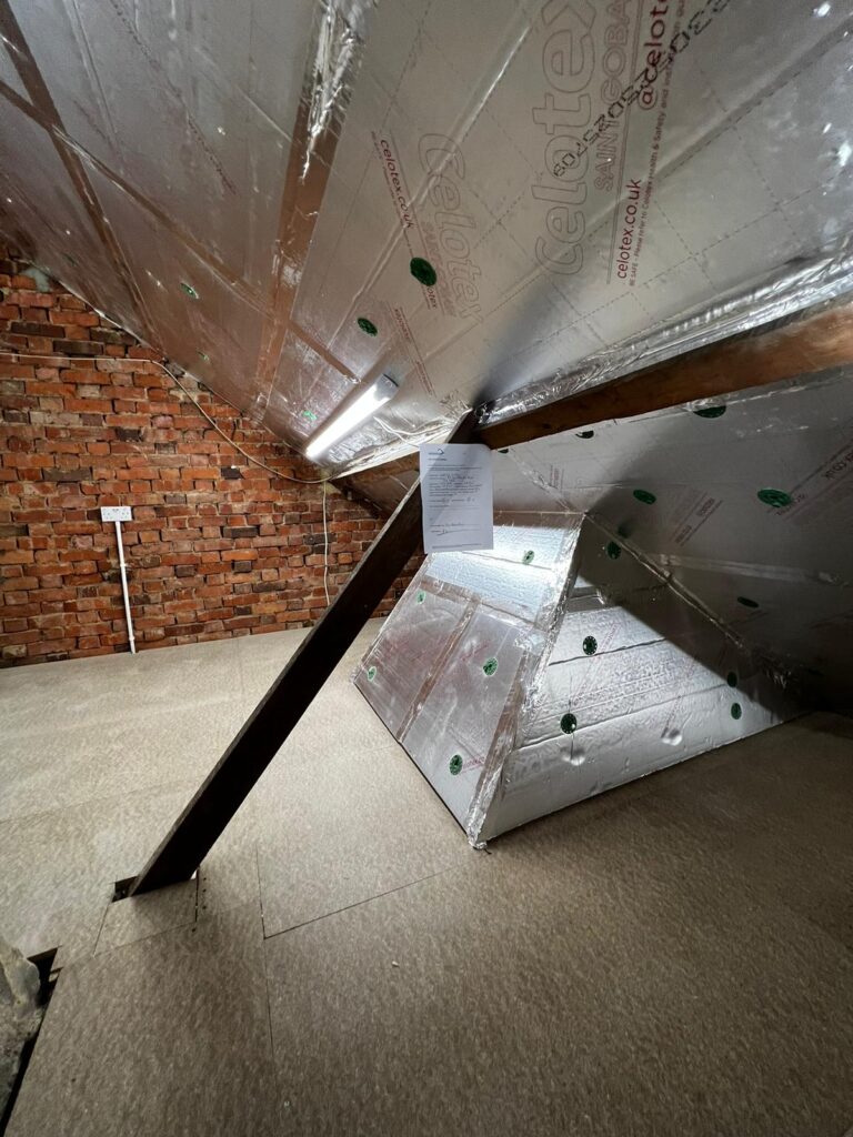 Loft boarding installed by TG Loft Boarding