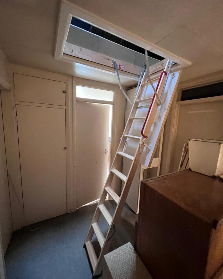 Loft ladder installed by TG Loft Boarding