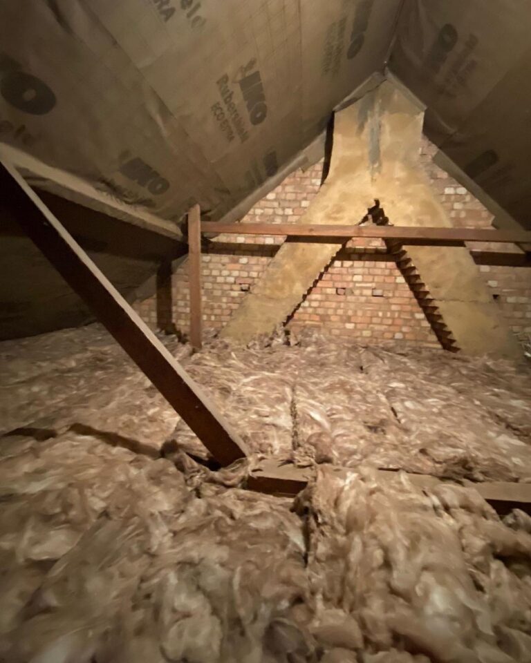 Loft insulation installed by TG Loft Boarding