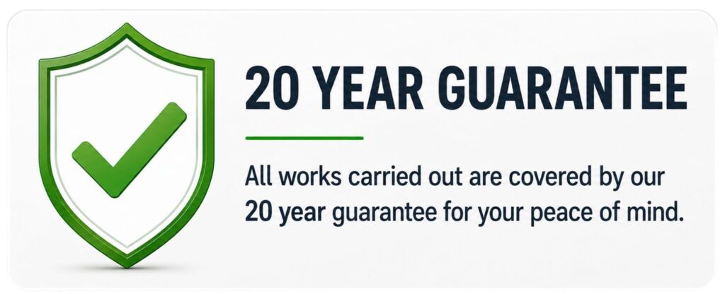 TG Loft Boarding 20-year guarantee on all work