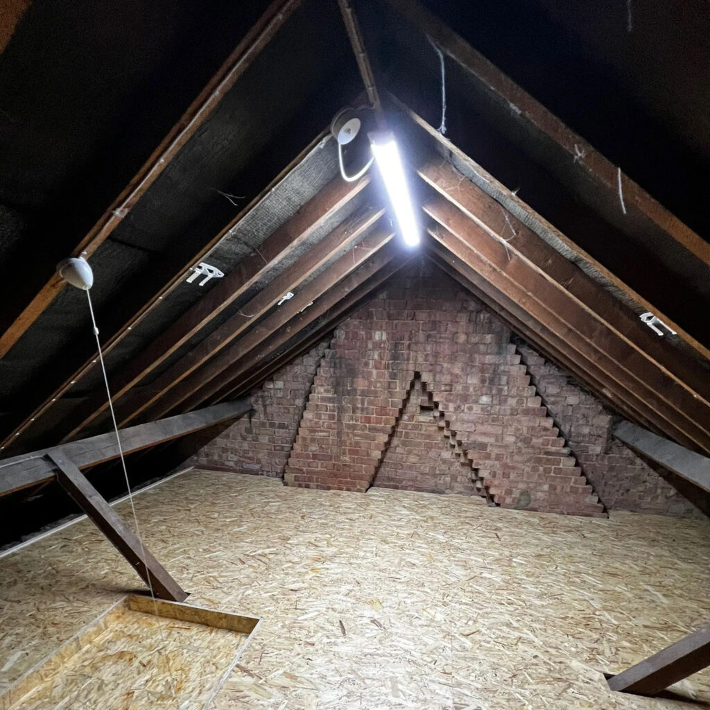 Fully boarded loft by TG Loft Boarding