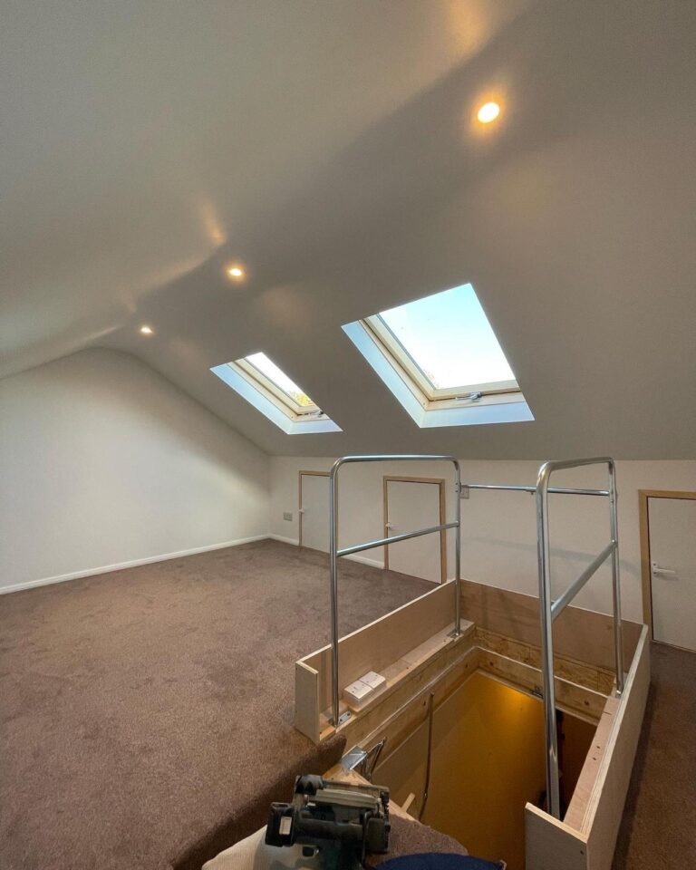 Loft room conversion by TG Loft Boarding